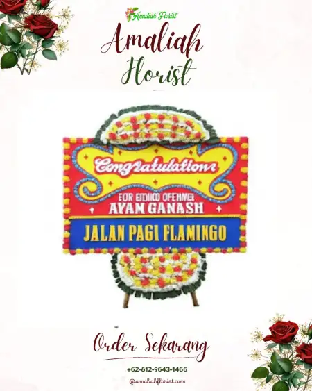 Sewa Papan Bunga Simirik